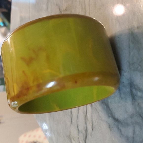 Large wonderful vintage antique bakelite large bangle, 2 tone due to oxidation - Picture 3 of 9
